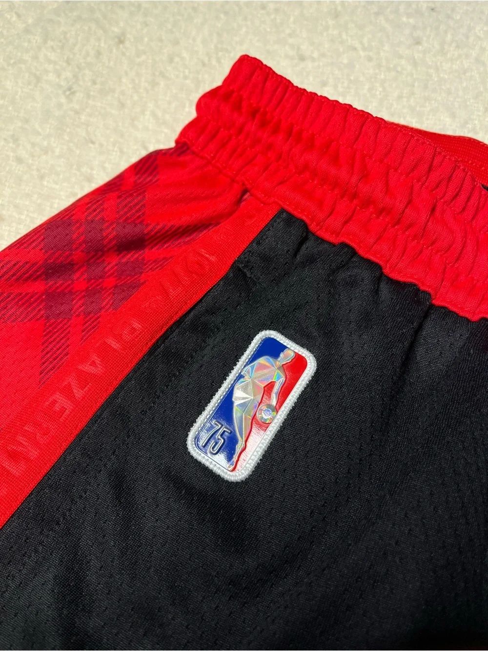 Nike NBA Portland Trail Blazers City Edition 75th Anniversary Shorts Mens M 34
